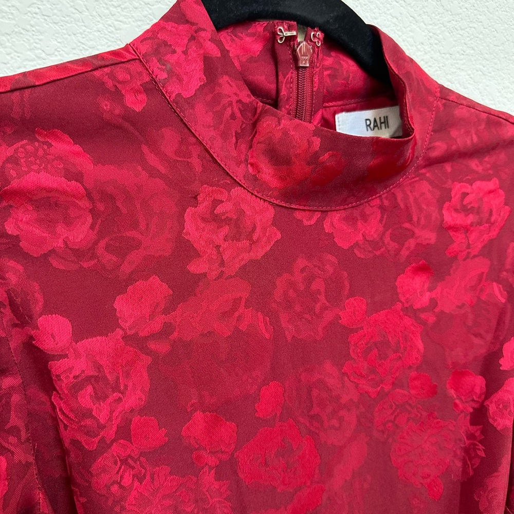 BRAND NEW RAHI Flora Belted Midi Dress - Picture 8 of 14